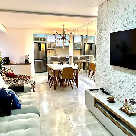 Apartamento top de linha praia da enseada Guarujá Exterior foto
